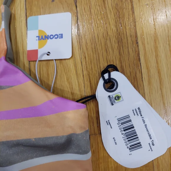 NWT Prana Women's Willow Falls Reversible Top (Size: L, XL) - Picture 7 of 9